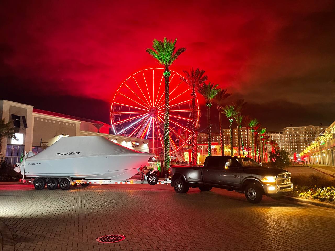 Boat transport across the USA